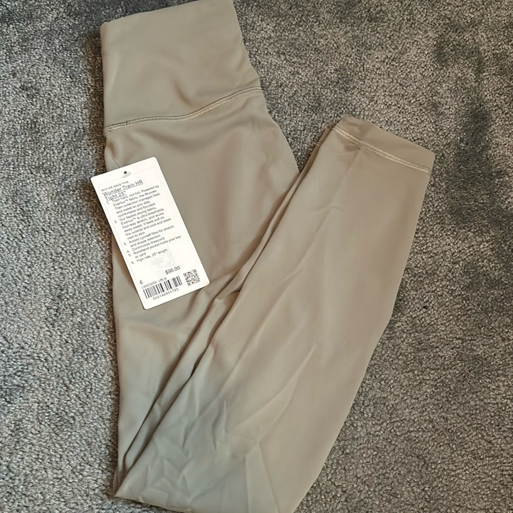 NWT lululemon wunder train 25” leggings